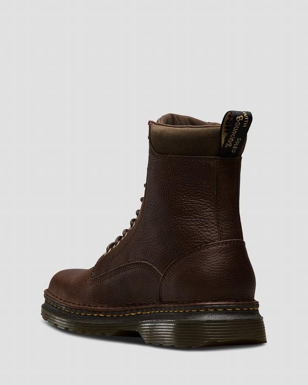 Dr Martens Pánské Kotníkové Boty Vincent Tmavě Hnědé, CZ-725341